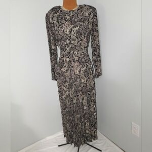 Vintage Carol Anderson beautiful print dress Sz 8
